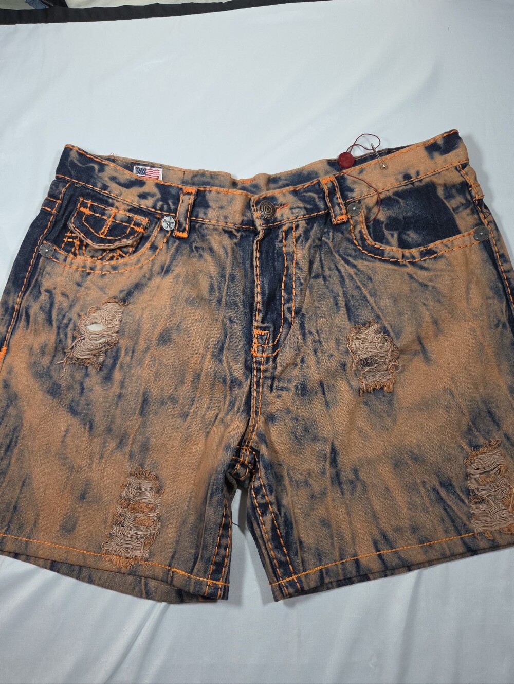 Vtg True Religion Super T World Tour shorts mens 40 Y2K/2000s Cyber Grunge